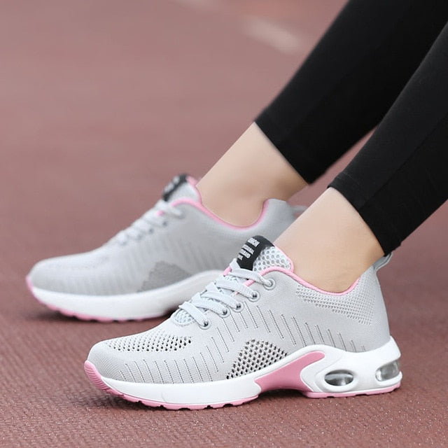Ladies Fashion Sneakers Breathable