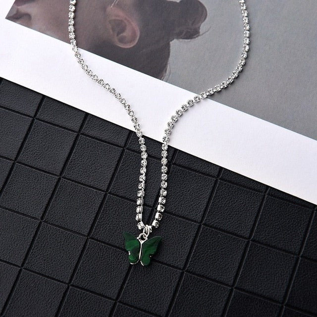 Dazzling Butterfly Necklace