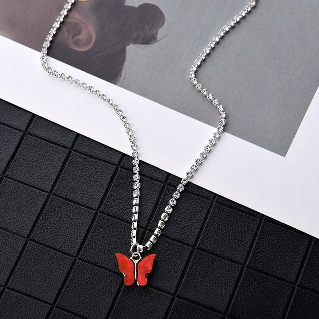 Dazzling Butterfly Necklace