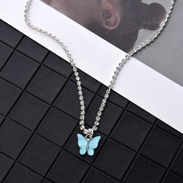 Dazzling Butterfly Necklace