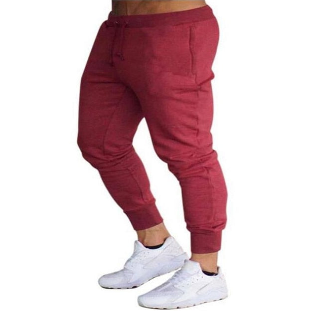Men Jogging Pants Slim Fit Pants