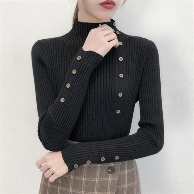 Knitted Slim Sweaters Women