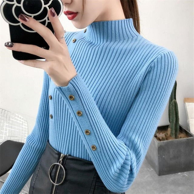 Knitted Slim Sweaters Women