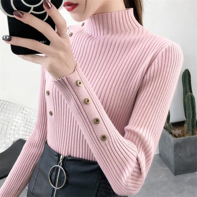 Knitted Slim Sweaters Women