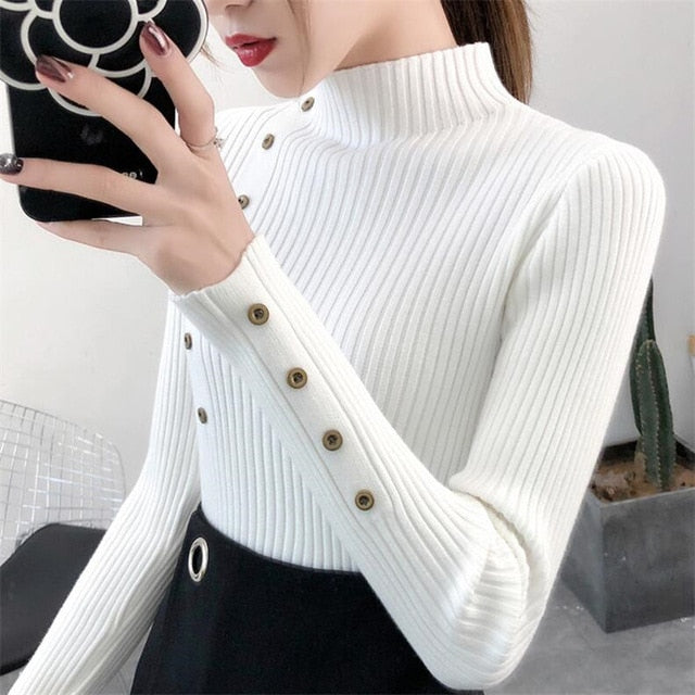 Knitted Slim Sweaters Women