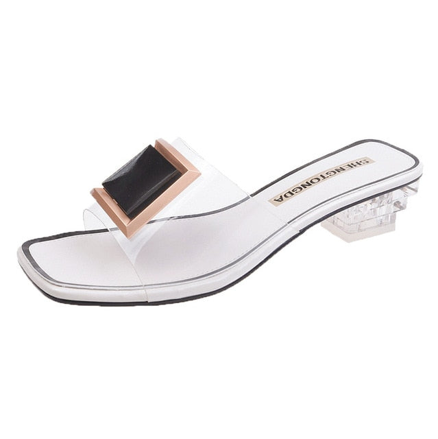 Fashion Heels Summer Shoes Woman