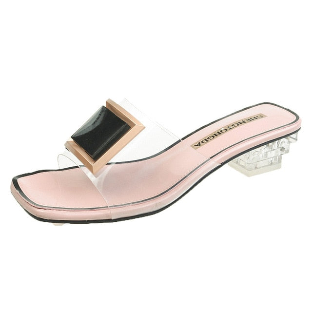 Fashion Heels Summer Shoes Woman