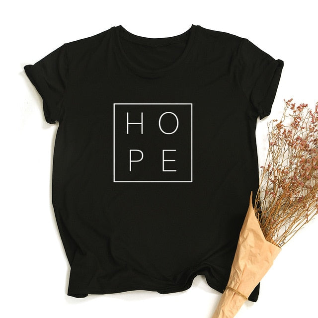 Summer Women T Shirt Hope