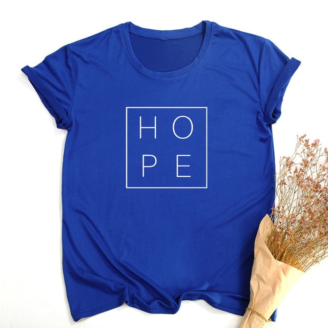 Summer Women T Shirt Hope