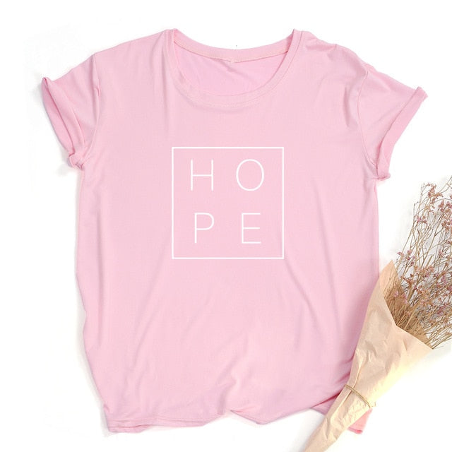 Summer Women T Shirt Hope