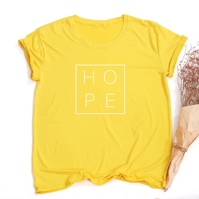 Summer Women T Shirt Hope