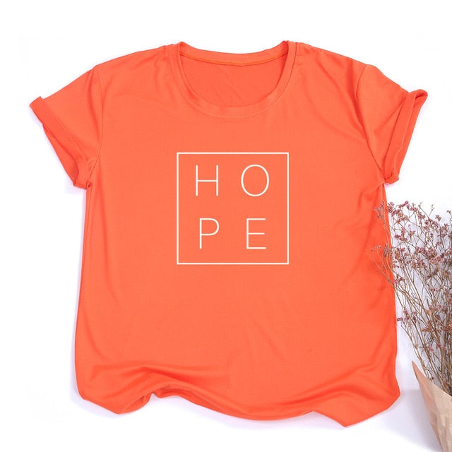 Summer Women T Shirt Hope