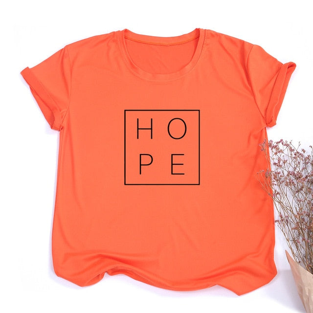 Summer Women T Shirt Hope