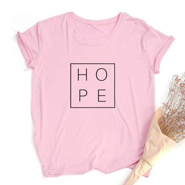 Summer Women T Shirt Hope