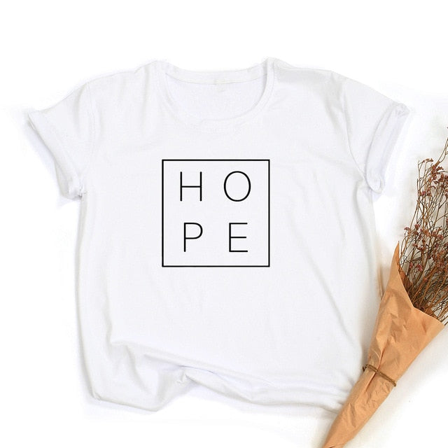 Summer Women T Shirt Hope