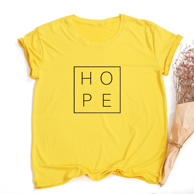 Summer Women T Shirt Hope