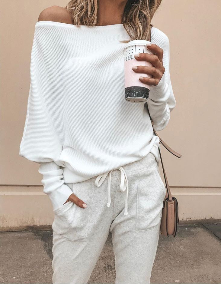Off Shoulder Women Sweater