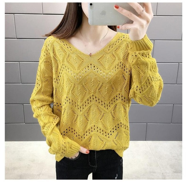 Ladies Sweaters Loose Tops
