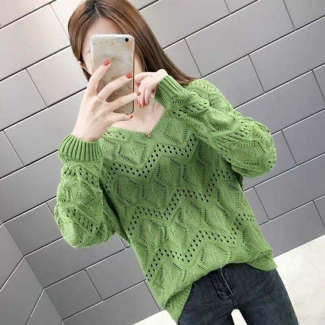 Ladies Sweaters Loose Tops