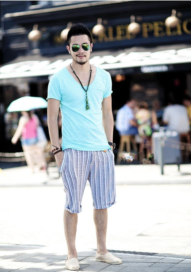Men's T-Shirt Fashion Slim Fit Cotton