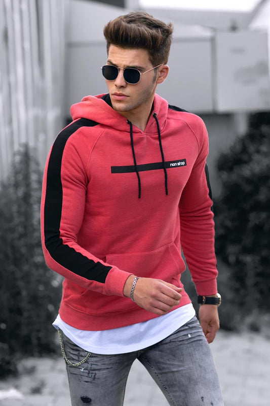 Printed Powder Hooded Sweatshirt