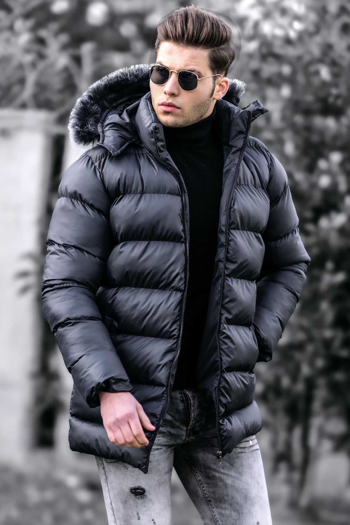 Black Inflatable Coat 4798