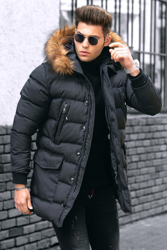 Black Inflatable Coat 4909