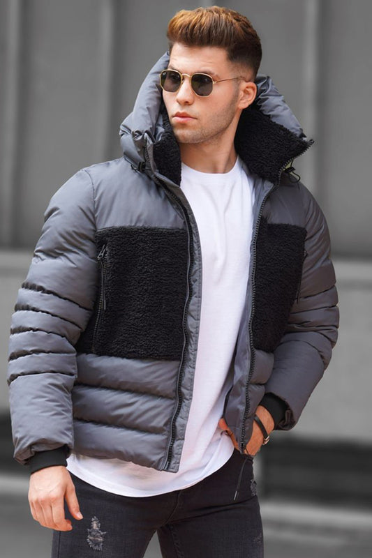 Smoked Inflatable Coat with Detail 5135