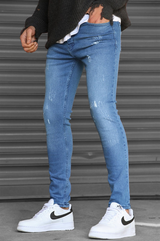 Skinny Fit Light Blue Men's Jean 5712 - Made in Turkey