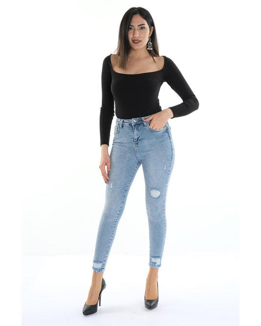 Hit Me Up High Waist Casual