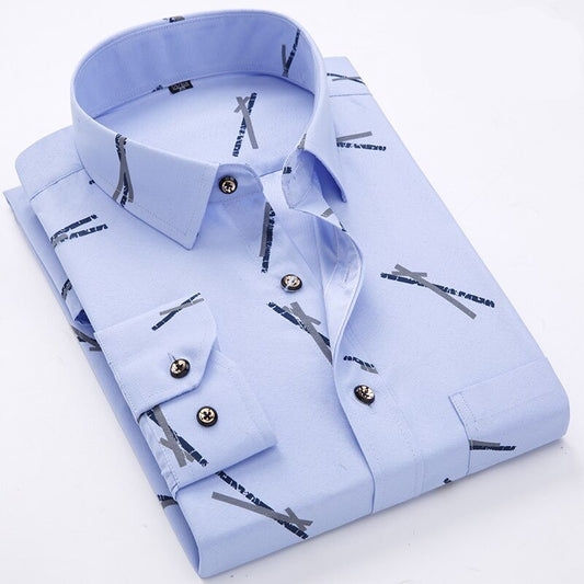 Men Long Sleeve Shirt Fashion