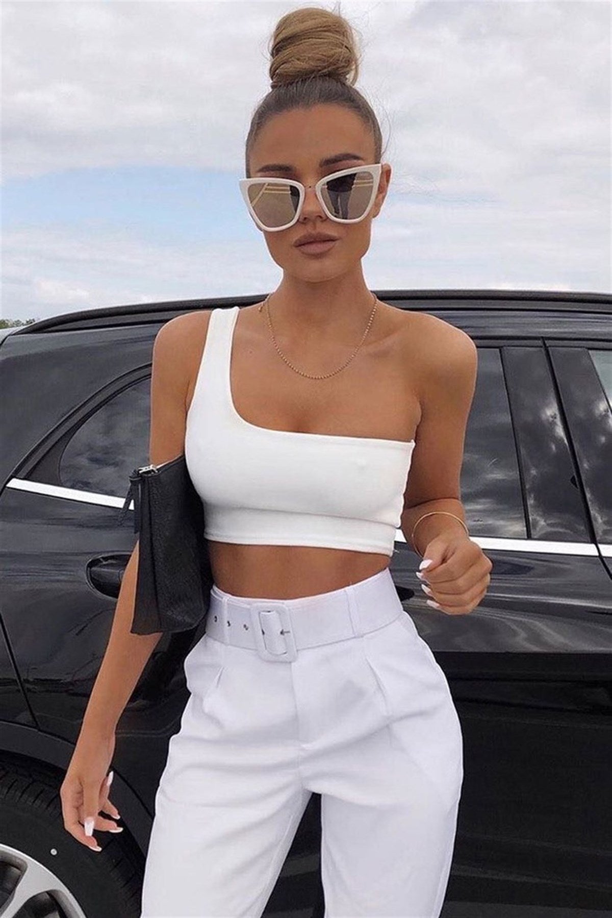 One Shoulder Strappy Body