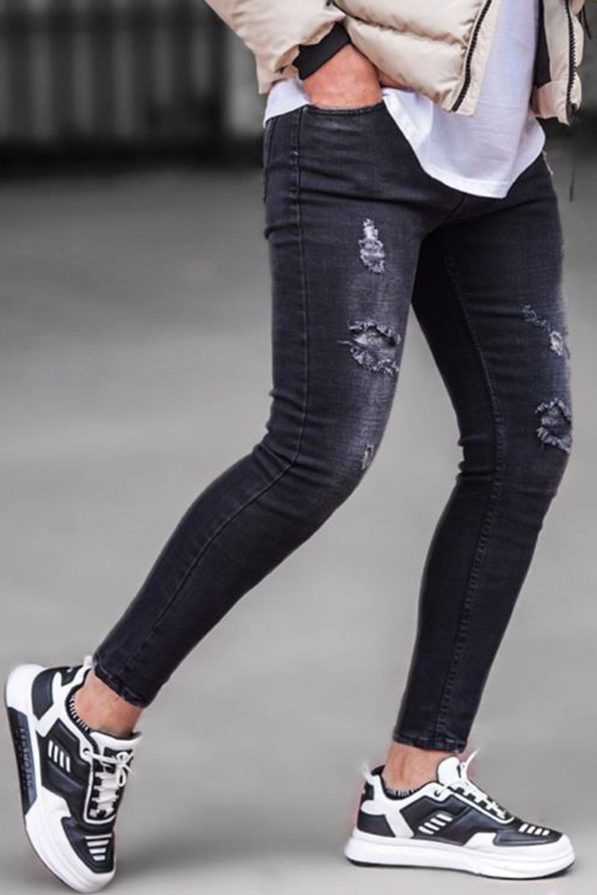 Black Oversized Male Jeans - Made in Turkey