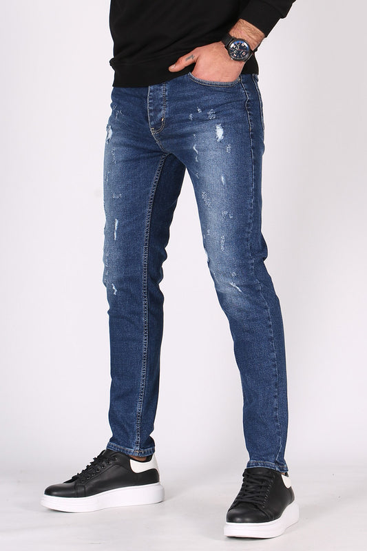 Dark Blue Slim Fit Male Jean - Made in Turkey