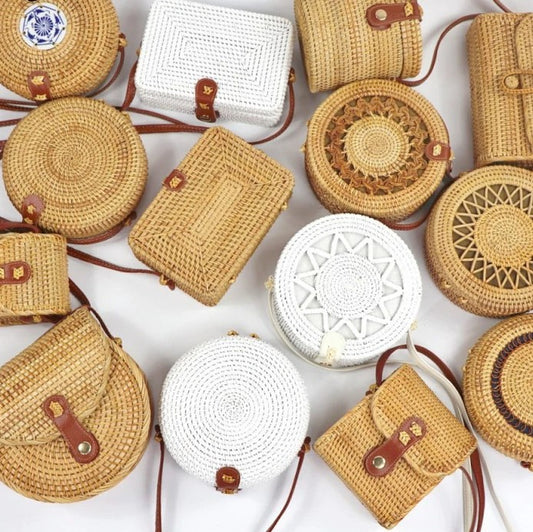 Handmade Straw Women Bags Summer
