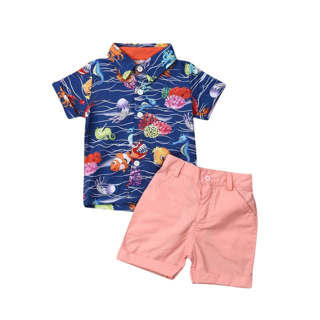 Boys Summer Outfit Set