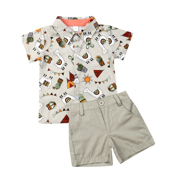 Boys Summer Outfit Set