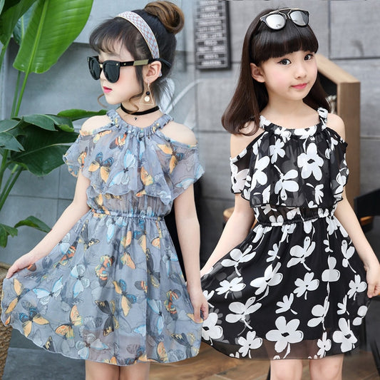 Girls Summer Dresses Chiffon