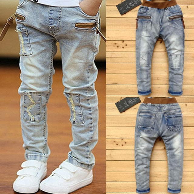Boys Slim Straight Jeans