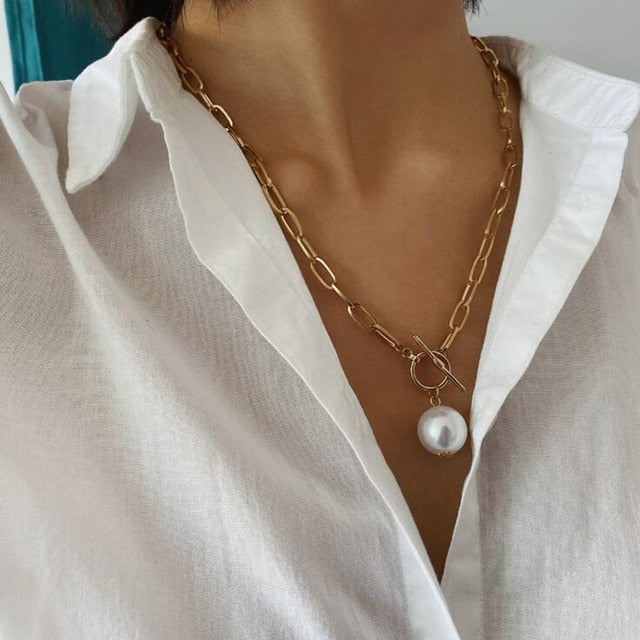 Multi Layer Long Necklace Women