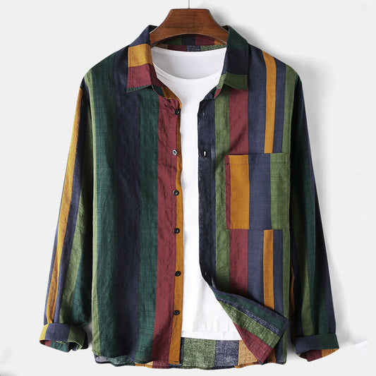 Men Shirt Long Sleeve