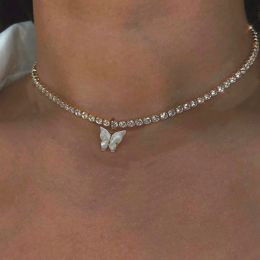 Dazzling Butterfly Necklace
