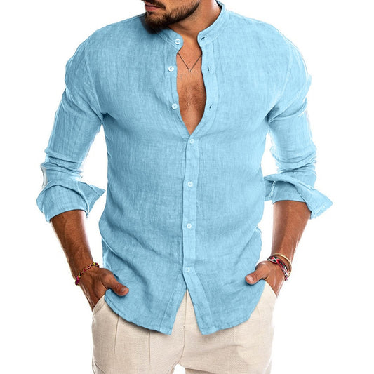 Men Cotton Linen Shirt