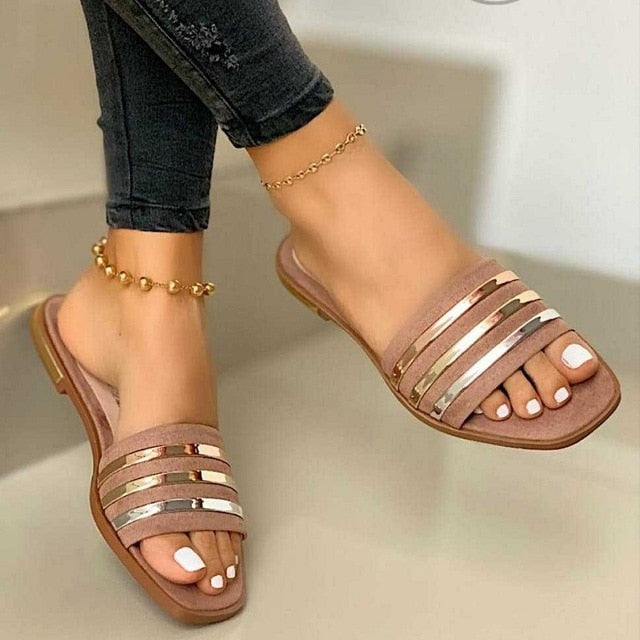 Women Shoes Flat Slippers Summer Sandals