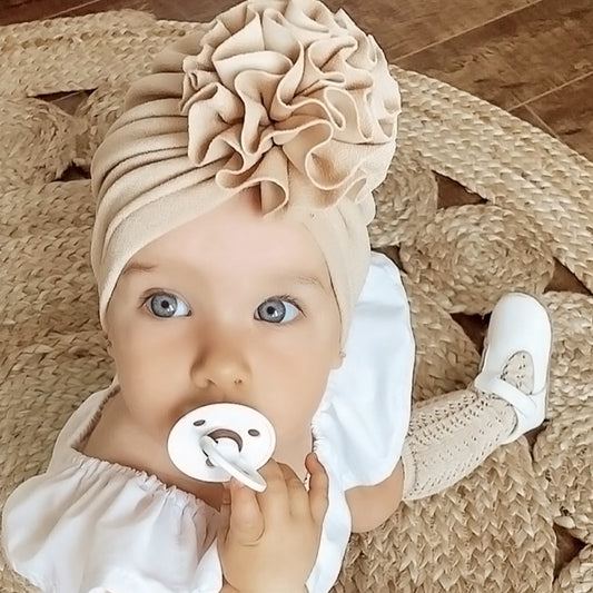Lovely Flower Baby Girl Hat Headwraps  Beanie
