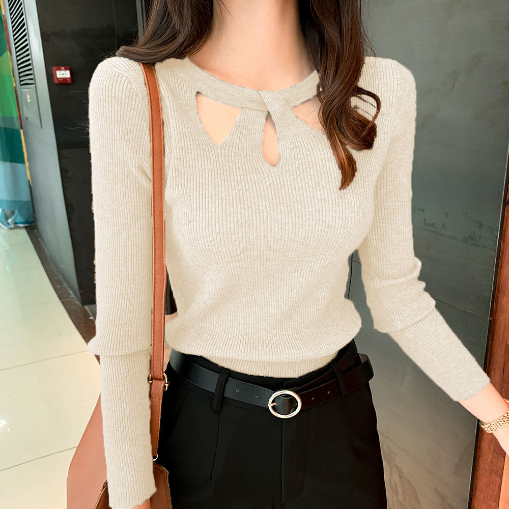 Women Sweater Slim Stretch