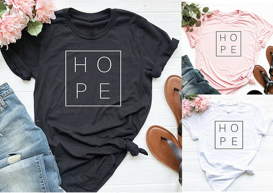 Summer Women T Shirt Hope