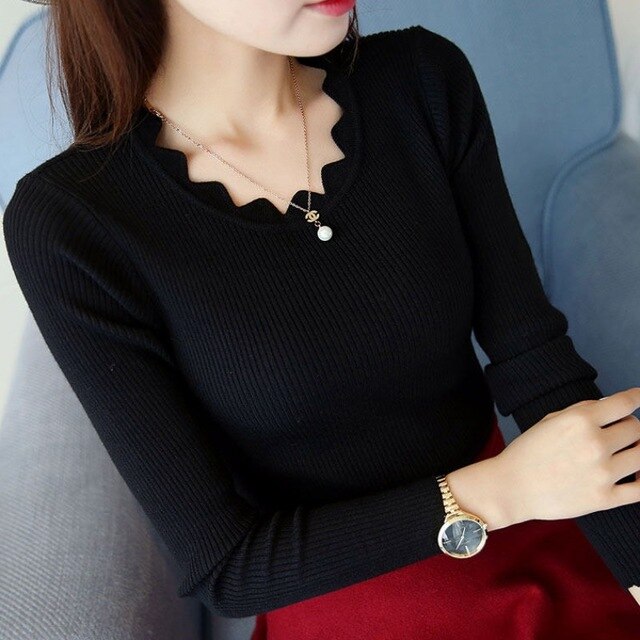 Butterfly Neck Sweater Women