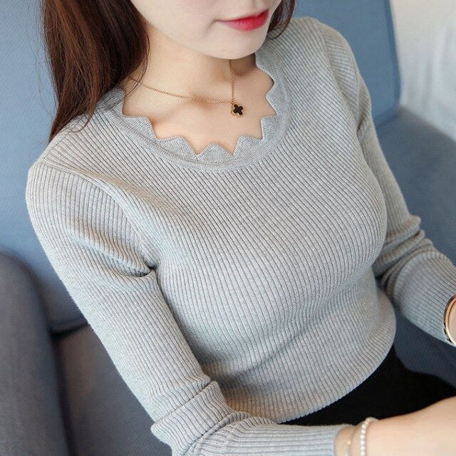 Butterfly Neck Sweater Women